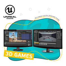 Unreal Engine 4. Игровой движок - КИБЕРшкола программирования для детей, компьютерные курсы для школьников, начинающих и подростков - KIBERone г. Асбест