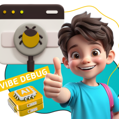Тестирование & Vibe Debug. Охотники за багами - КИБЕРшкола программирования для детей, компьютерные курсы для школьников, начинающих и подростков - KIBERone г. Асбест