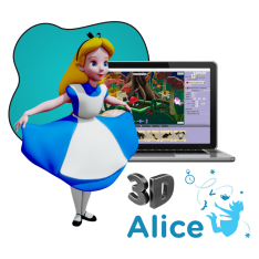 Alice 3d - КИБЕРшкола программирования для детей, компьютерные курсы для школьников, начинающих и подростков - KIBERone г. Асбест