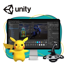 Мир игр на Unity 2D на популярном движке + AI-помощники - КИБЕРшкола программирования для детей, компьютерные курсы для школьников, начинающих и подростков - KIBERone г. Асбест
