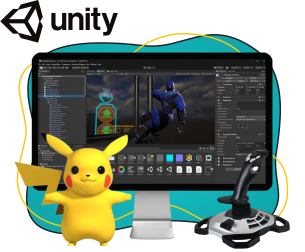 Мир трехмерных игр на Unity 3D - КИБЕРшкола программирования для детей, компьютерные курсы для школьников, начинающих и подростков - KIBERone г. Асбест